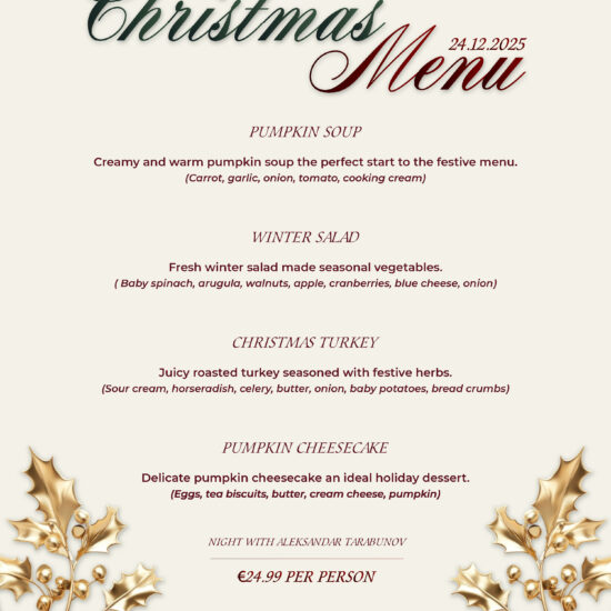 🎄 Christmas Menu – FOUR | 24.12.2025 🎶